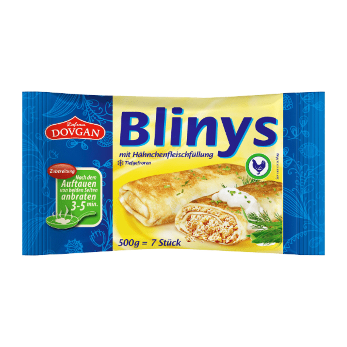 Bild 1 von DOVGAN Blinys mit Hähnchenfleisch