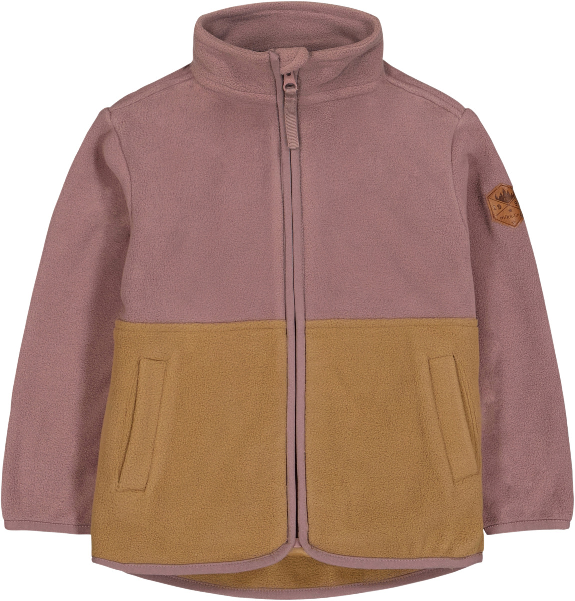 Bild 1 von Mikk-Line Fleecejacke, rosa & braun, Gr. 110/116