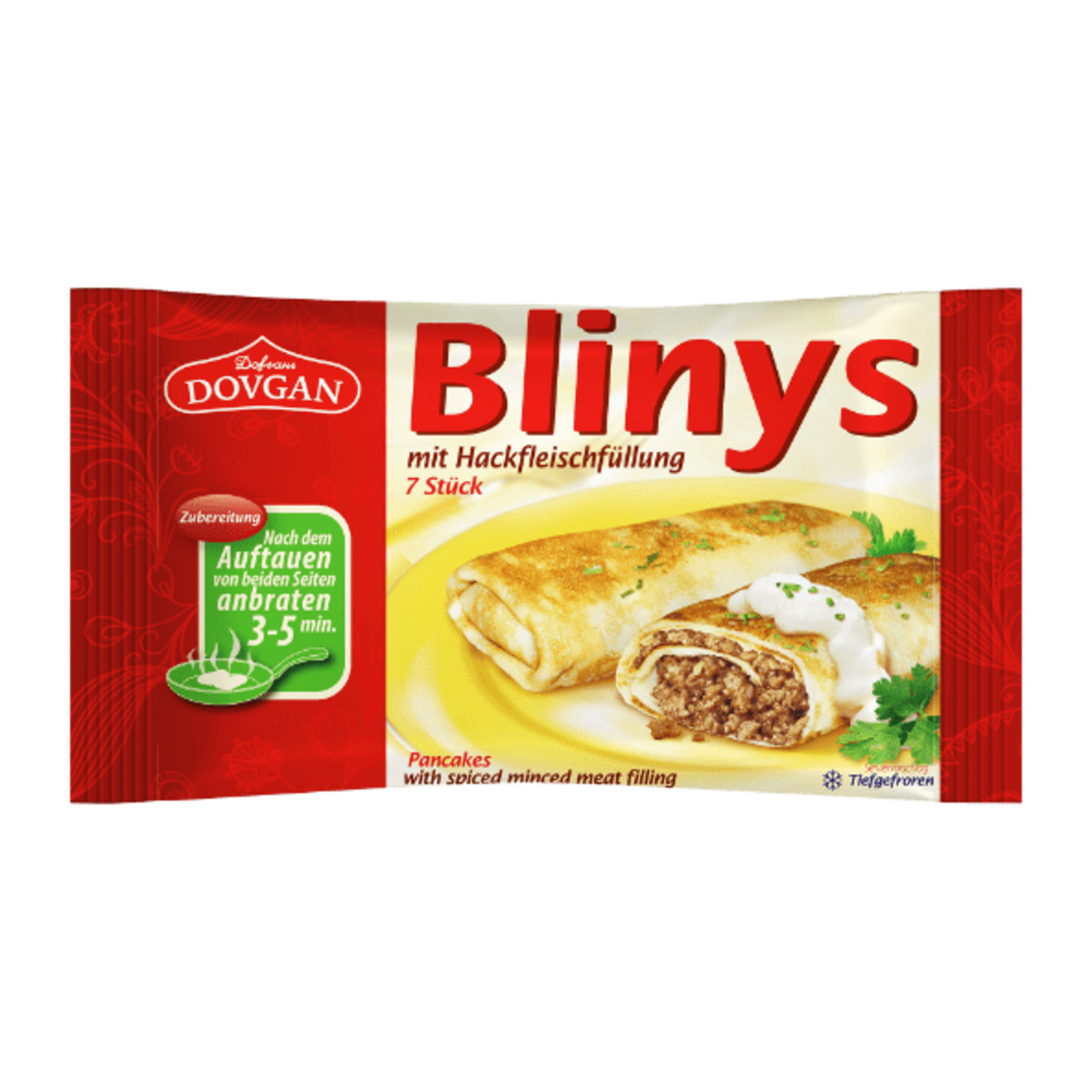 Bild 1 von DOVGAN Blinys mit Hackfleisch
