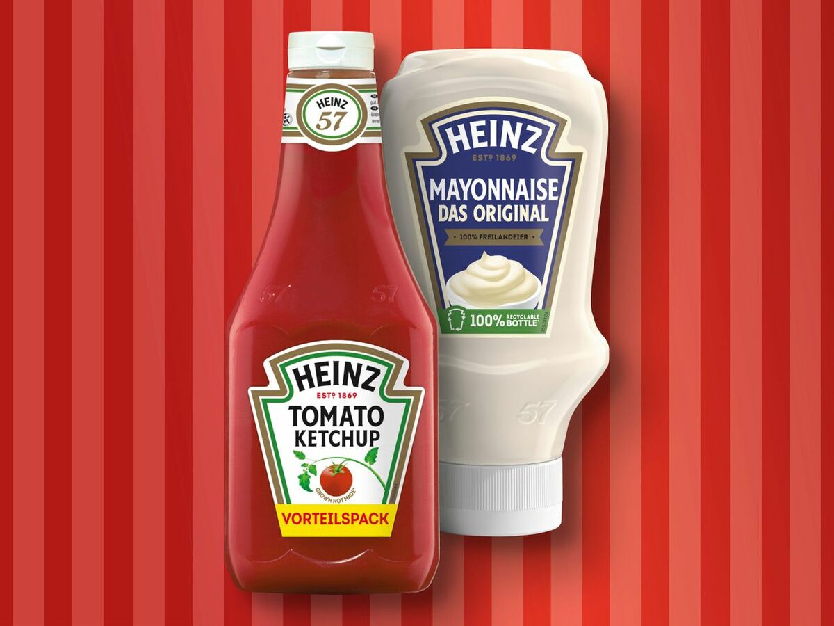 Bild 1 von Heinz Tomatenketchup/ Mayonnaise Das Original, 
         1,17 l/800 ml