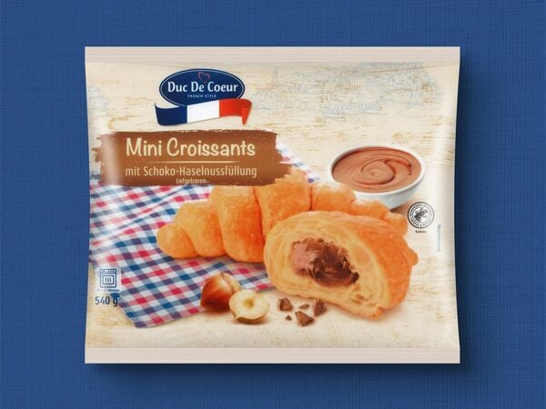 Bild 1 von Duc de Coeur Mini Croissants mit Füllung, 
         540 g