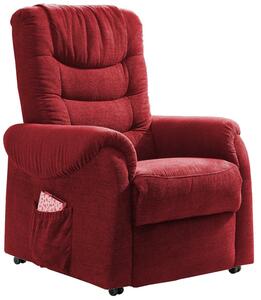 Fernsehsessel Nino Rot Nylon/Struktur, Rot