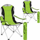 Bild 1 von 2 Campingstühle mit Polsterung - grün