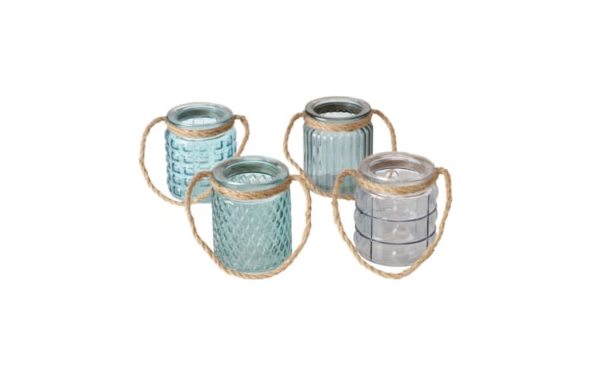 Bild 1 von Windlicht Trax, blau, 8 cm