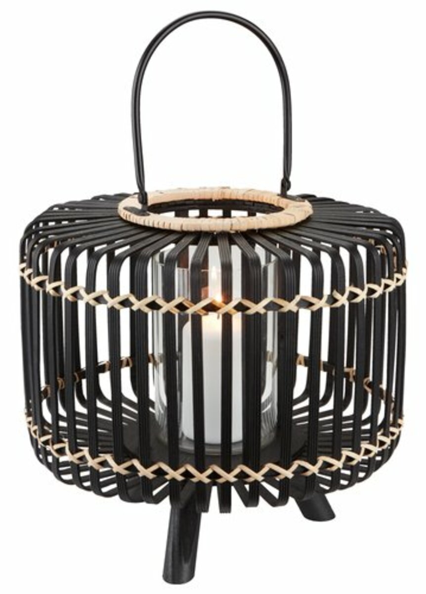 Bild 1 von Laterne ENTITA Ø37xH33cm schwarz