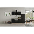 Bild 1 von FlexWell Küchenblock, Schwarz, Eiche, Metall, 1,1 Schubladen, einmalig seitenverkehrt montierbar, nur wie online abgebildet bestellbar, 220 cm, Made in Germany, links aufbaubar, rechts aufbaubar, K