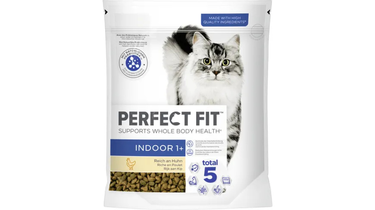 Bild 1 von Perfect Fit™ Katzentrockenfutter Beutel Indoor 1+ mit Huhn