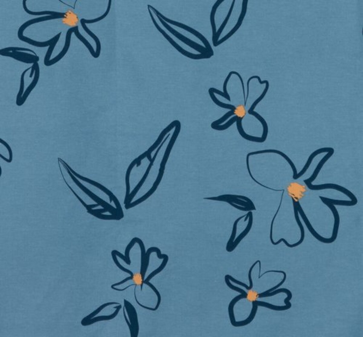 Bild 3 von Flanell-Bettwäsche MAJA 135x200 marineblau