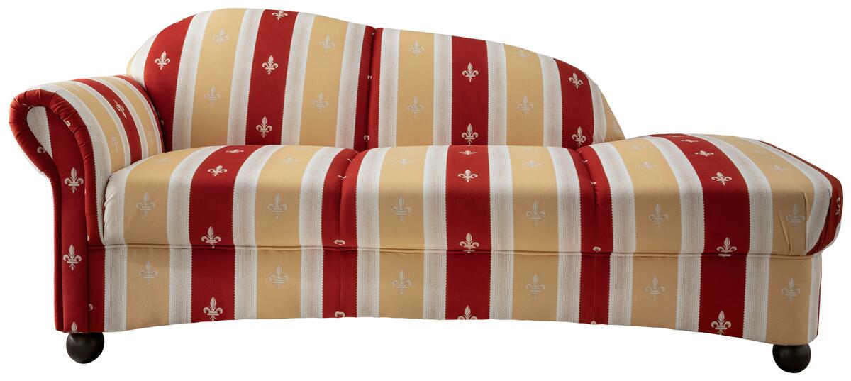 Bild 1 von Ottomane Torello Rot Mikrofaser, Rot