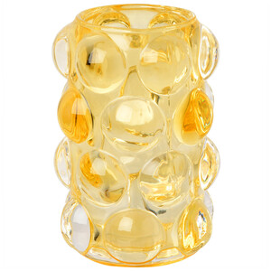 Teelichthalter im Bubble-Design GELB