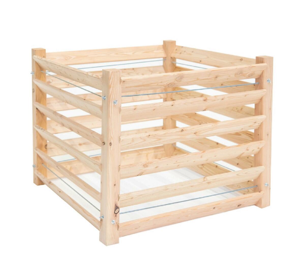 Bild 1 von KOMPOSTER KOMPOSTER LÄRCHE 100X100X80 CM, Lärchefarben