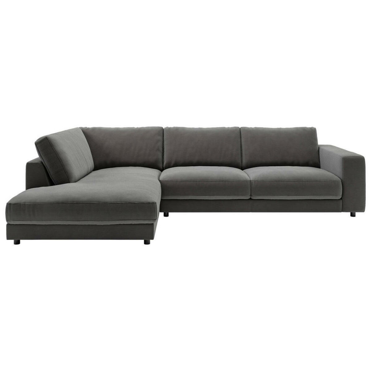 Bild 1 von Pure Home Lifestyle Ecksofa 979, Dunkelgrau, Textil, 4-Sitzer, Ottomane links, Eckteil, L-Form, 325x224 cm, Blauer Engel, Goldenes M, Oeko-Tex® Standard 100, DGM-Emissionslabel, Stoffauswahl, seiten