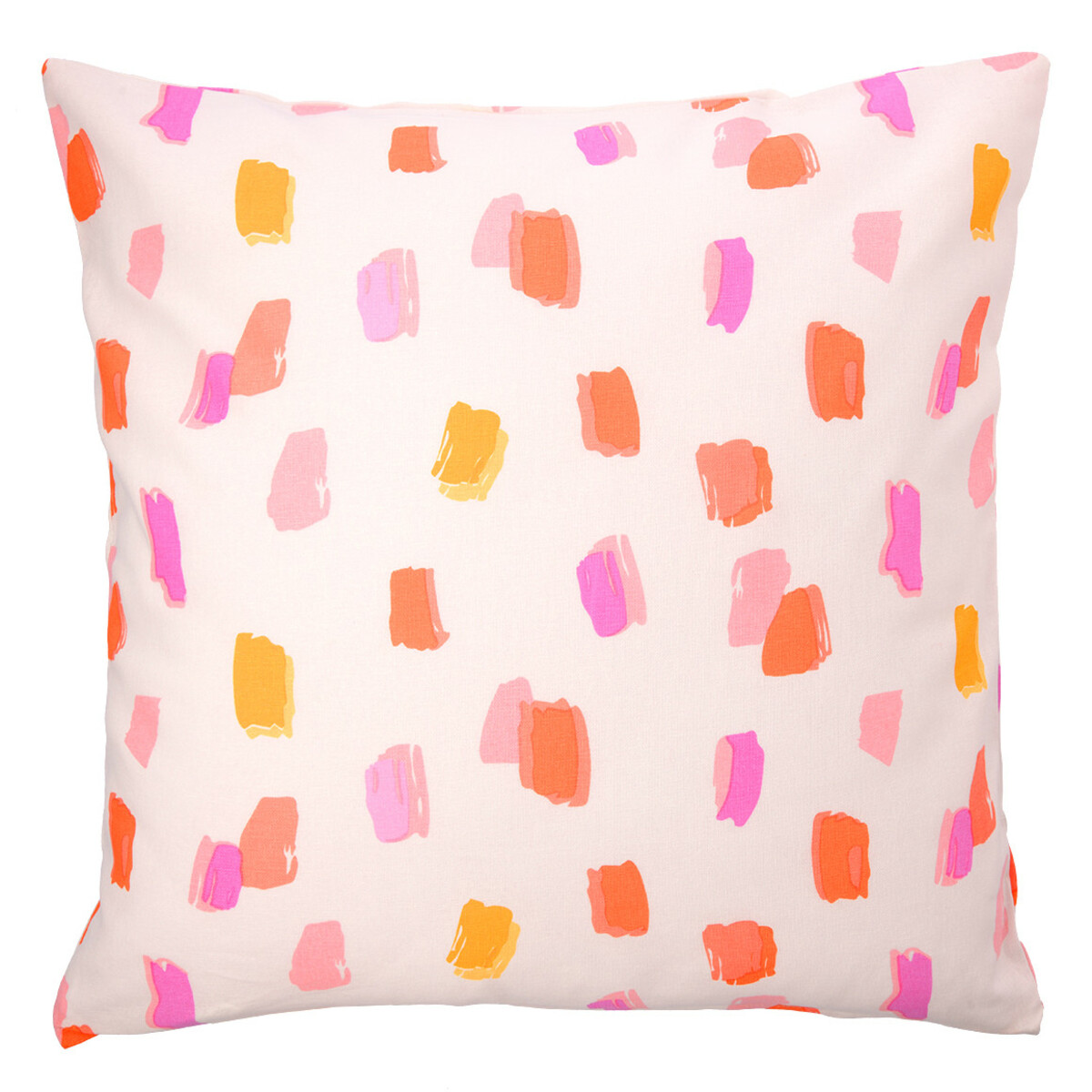 Bild 1 von Kissenhülle mit Allover-Muster WEISS / ROSA / ORANGE