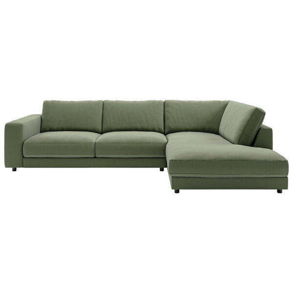 Bild 1 von Pure Home Lifestyle Ecksofa 979, Grün, Textil, 4-Sitzer, Ottomane rechts, Eckteil, L-Form, 325x224 cm, Blauer Engel, Goldenes M, Oeko-Tex® Standard 100, DGM-Emissionslabel, Stoffauswahl, seitenverk