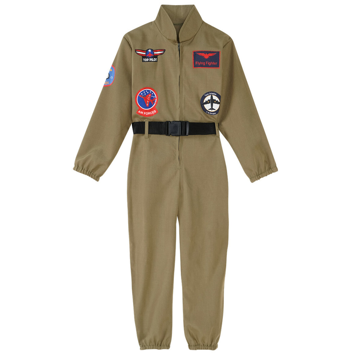 Bild 1 von Kostüm Pilot mit Gürtel OLIV