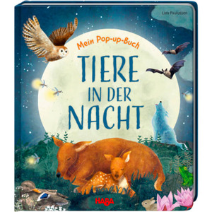 Mein Pop-up-Buch Tiere in der Nacht HABA 305836 Bunt