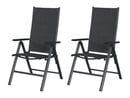 Bild 2 von LIVARNO home Alu-Premium-Set »Toronto« 5-teilig - Standardtisch & 4 Hochlehner gepolstert, anthrazit