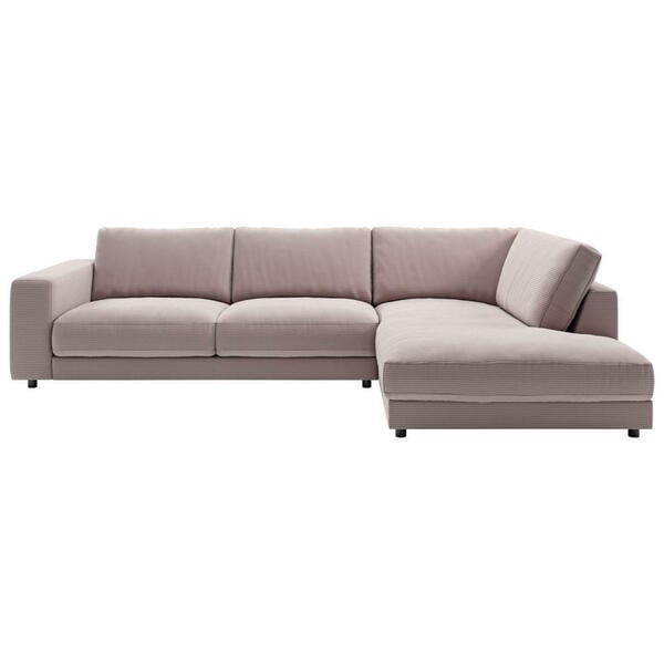 Bild 1 von Pure Home Lifestyle Ecksofa 979, Rosa, Textil, 4-Sitzer, Ottomane rechts, Eckteil, L-Form, 325x224 cm, Blauer Engel, Goldenes M, Oeko-Tex® Standard 100, DGM-Emissionslabel, Stoffauswahl, seitenverke