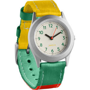 Kinder-Armbanduhr, analog Gelb