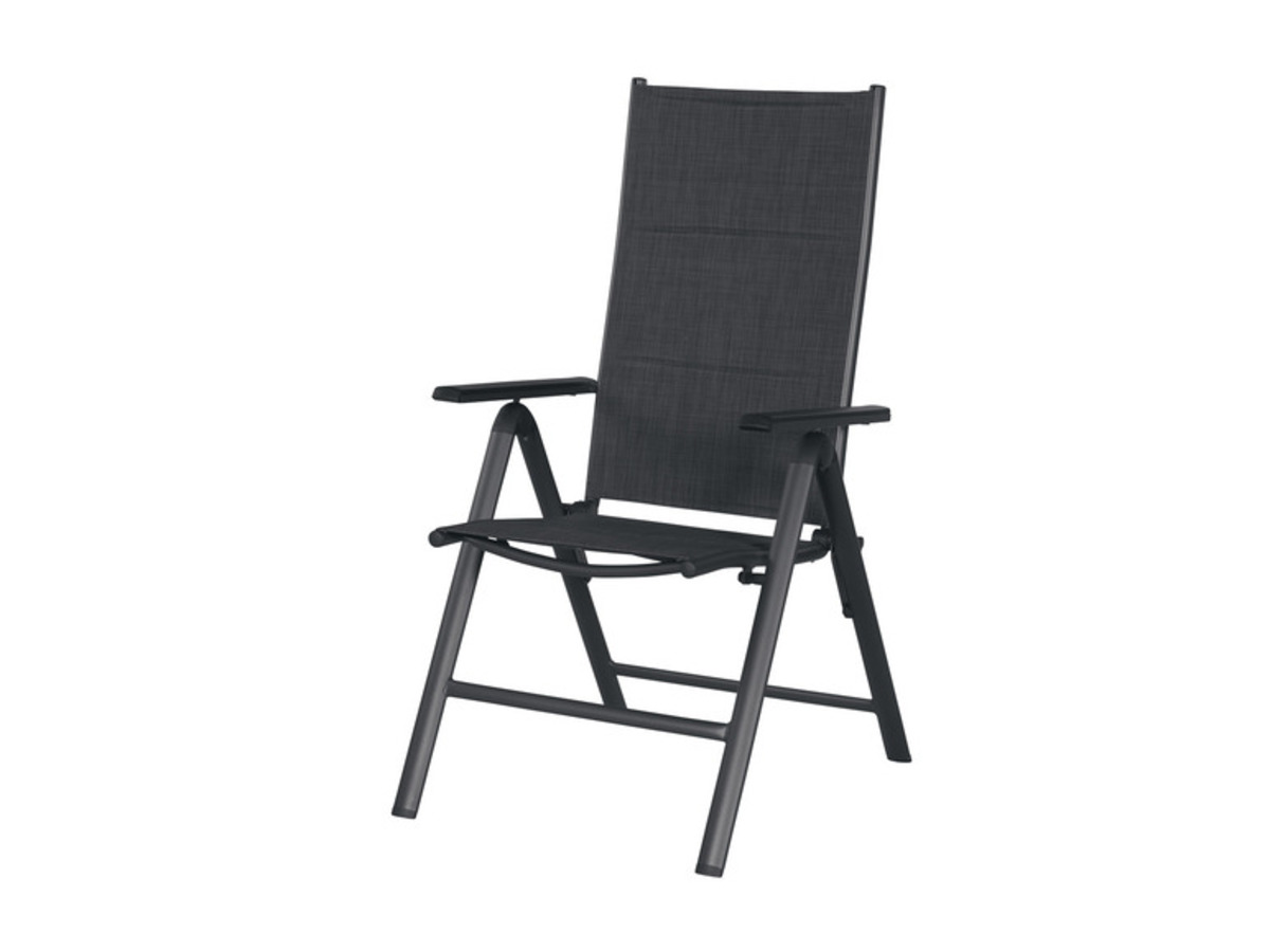 Bild 4 von LIVARNO home Alu-Premium-Set »Toronto« 9-teilig - Ausziehtisch & 8 Hochlehner gepolstert, anthrazit