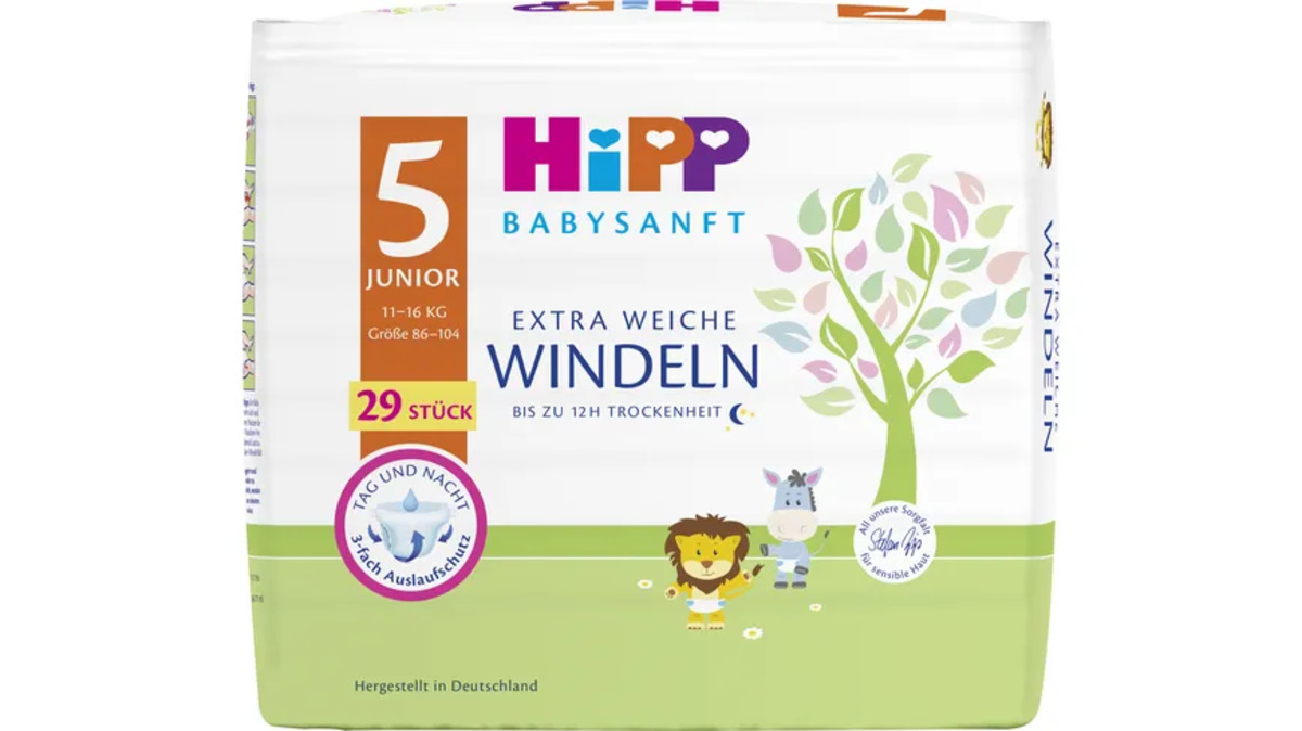 Bild 1 von Babysanft Windeln Jun.5 Carry 29St