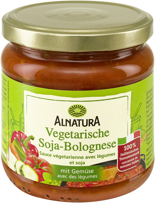 Bild 1 von Alnatura Bio Vegetarische Soja Bolognese 350ML