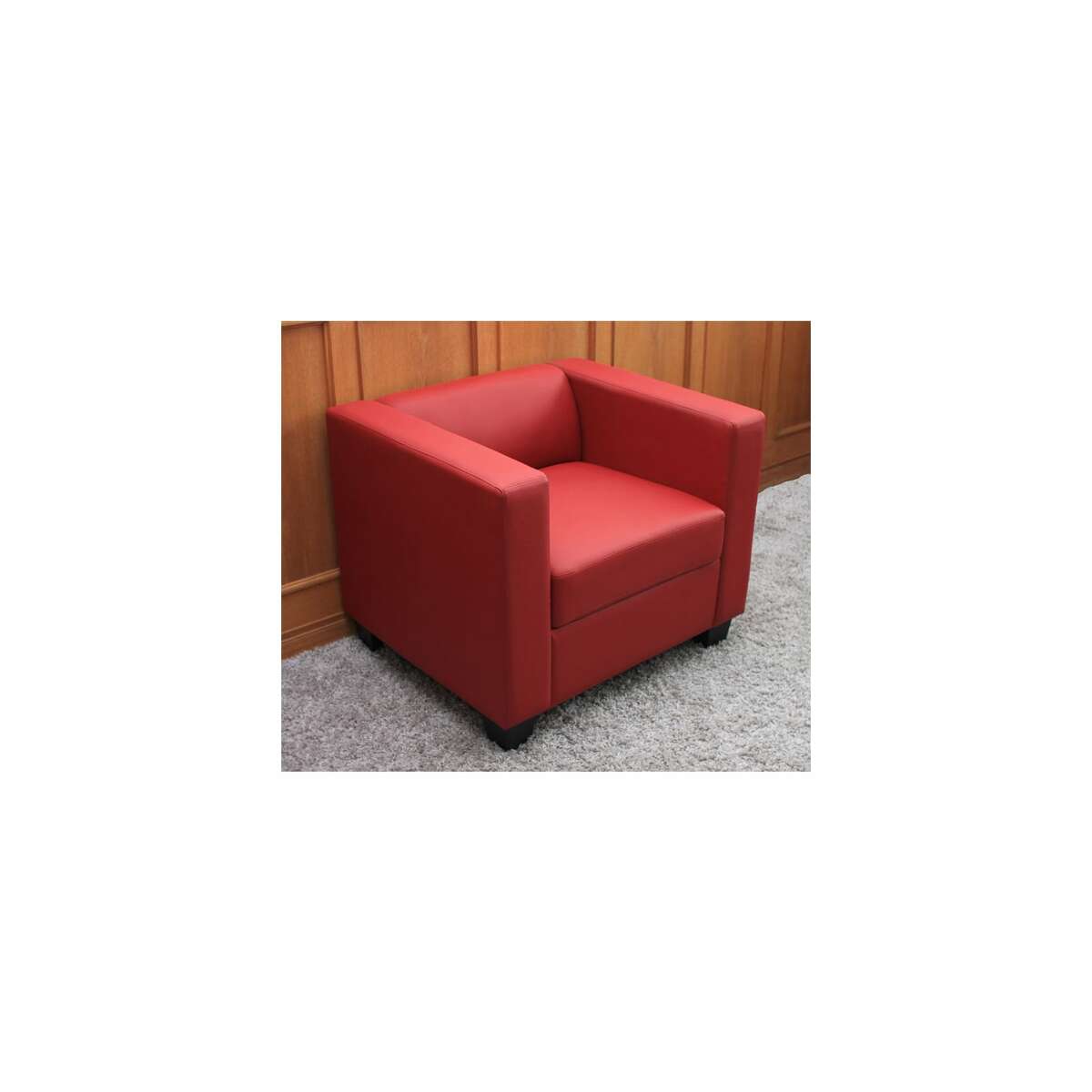 Bild 1 von Sessel Lille ~ Leder, rot