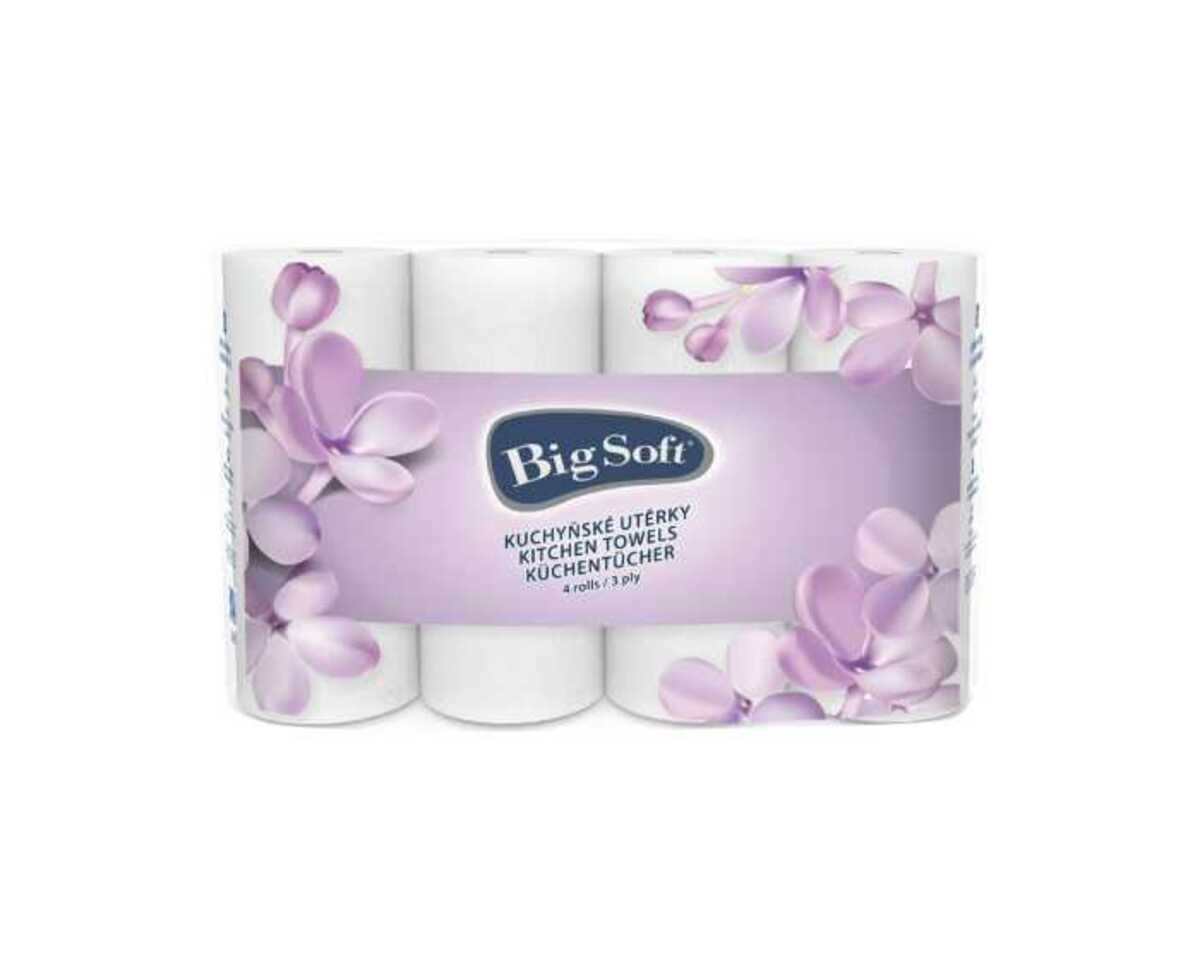 Bild 1 von Küchenrollen Big Soft 4x45 Blatt 3lagig