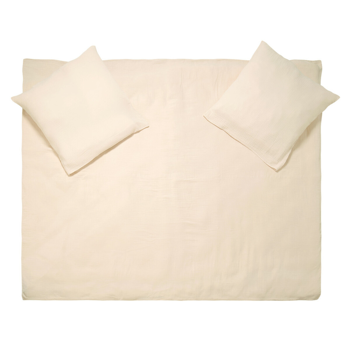 Bild 1 von Musselin Bettwäsche 240 x 220 cm unifarben HELLBEIGE