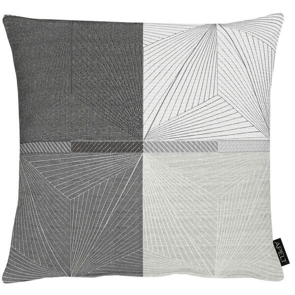 Bild 1 von Novel Kissenhülle, Grau, Textil, 46x46 cm, Oeko-Tex® Standard 100, Wohntextilien, Kissen, Kissenbezüge