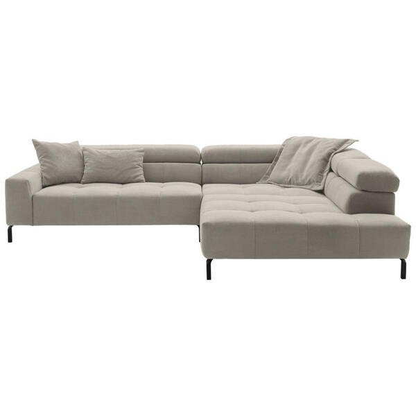 Bild 1 von Hom`in Ecksofa, Sand, Textil, 4-5-Sitzer, Ottomane rechts, L-Form, 311x219 cm, Blauer Engel, Goldenes M, Typenauswahl, Fußauswahl, Lederauswahl, Stoffauswahl, planbar, seitenverkehrt erhältlich, Ho