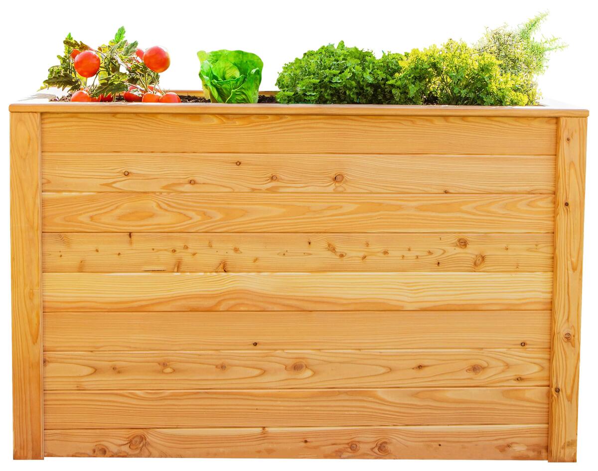 Bild 1 von HOCHBEET HOCHBEET LÄRCHE 130, Lärchefarben