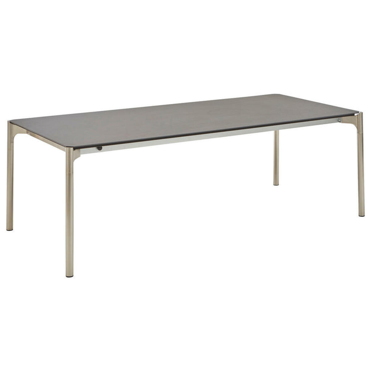 Bild 1 von Venjakob Esstisch, Anthrazit, Edelstahl, Metall, Keramik, rechteckig, Rundrohr, 100x75x190 cm, in verschiedenen Größen erhältlich, Esszimmer, Tische, Esstische