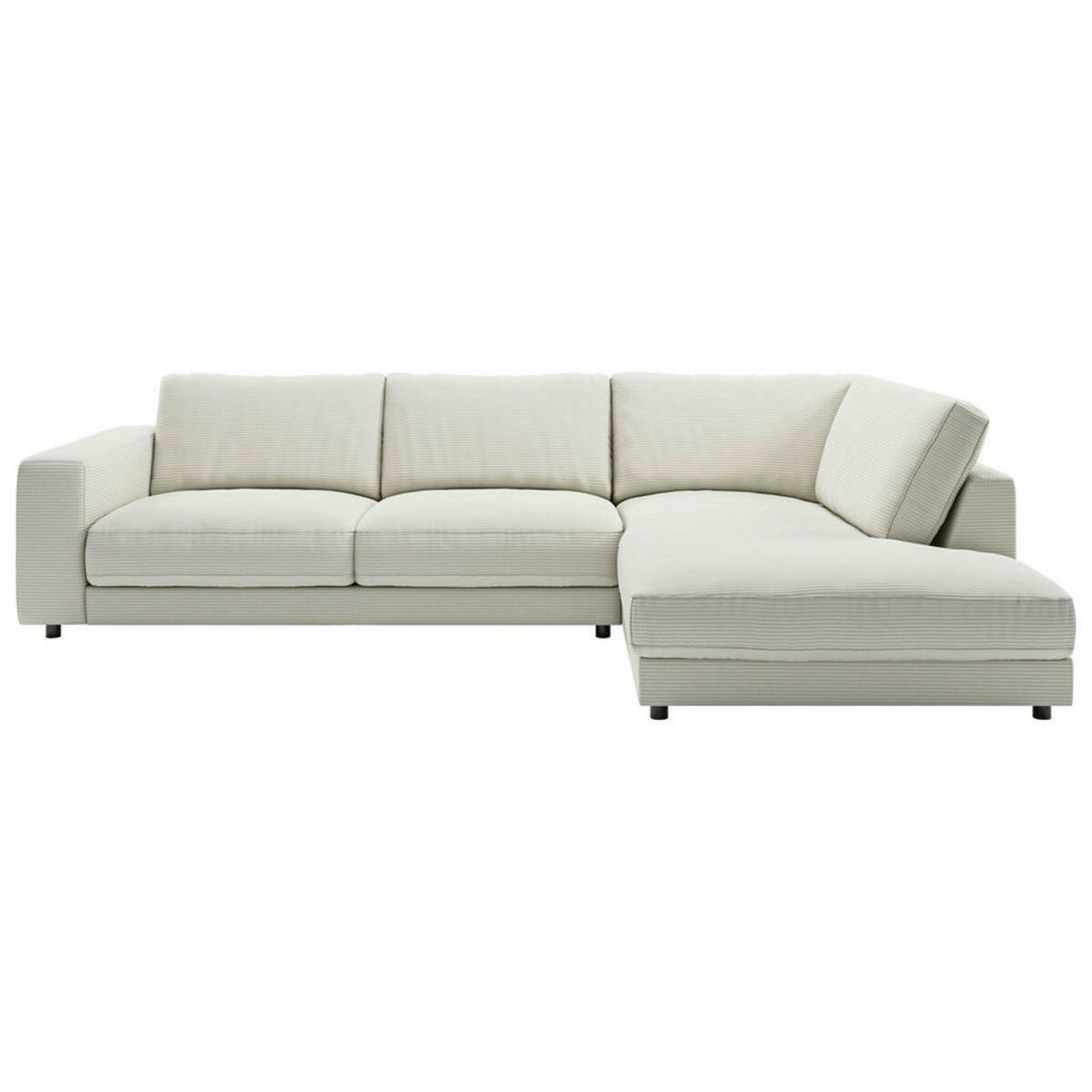 Bild 1 von Pure Home Lifestyle Ecksofa 979, Hellgrau, Textil, 4-Sitzer, Ottomane rechts, Eckteil, L-Form, 325x224 cm, Blauer Engel, Goldenes M, Oeko-Tex® Standard 100, DGM-Emissionslabel, Stoffauswahl, seitenv