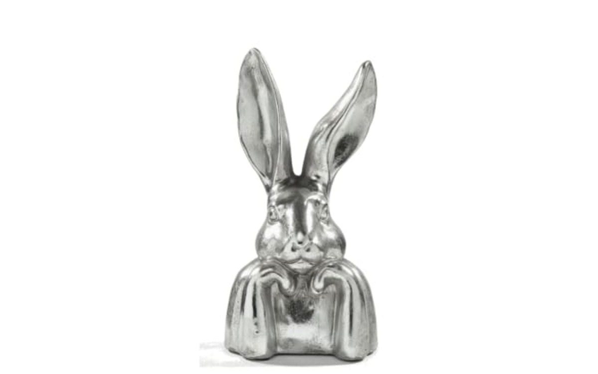 Bild 1 von Deko Hase silber, 30 cm