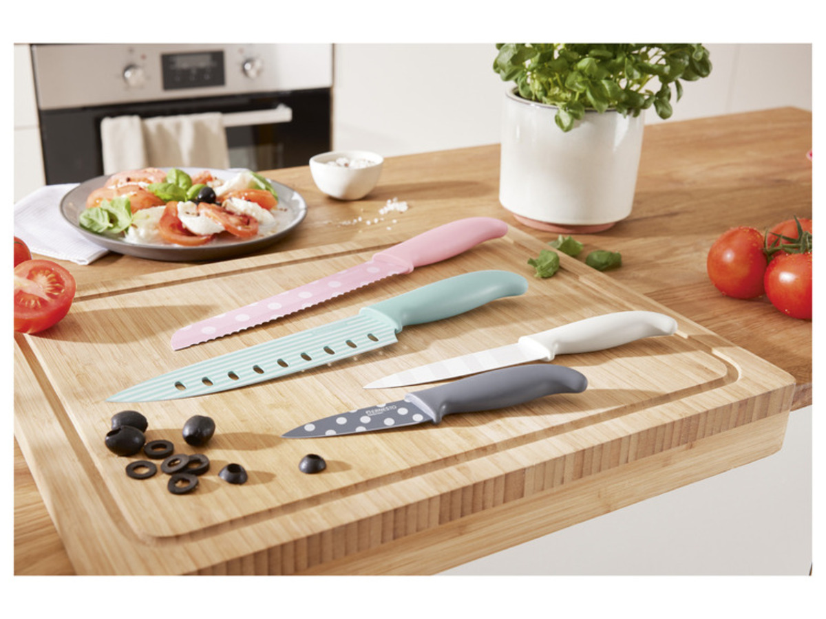 Bild 2 von ERNESTO® Edelstahl-Messerset, 4-teilig