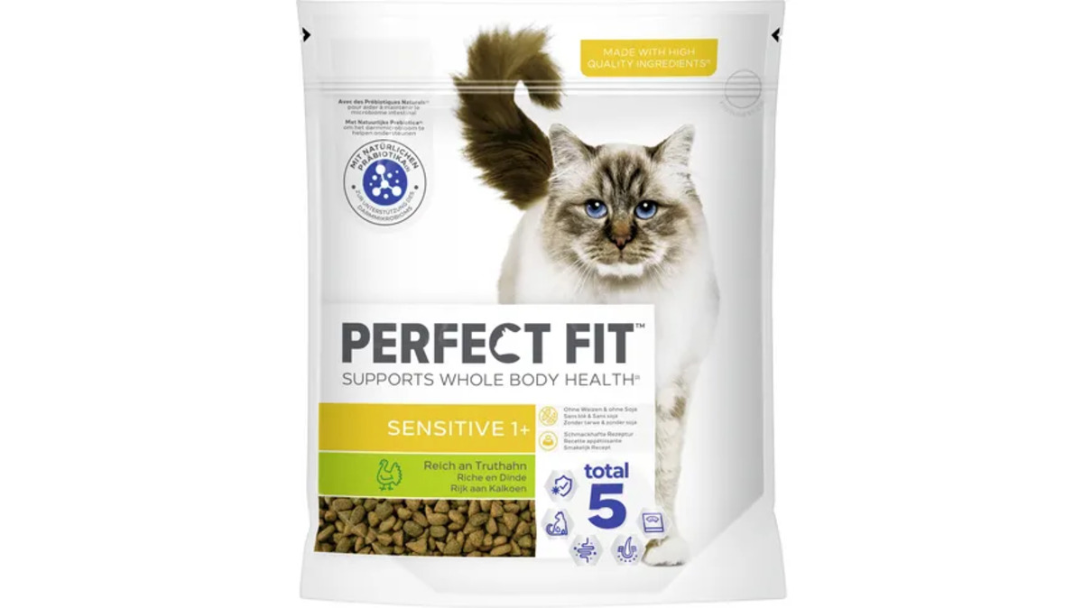 Bild 1 von PERFECT FIT™ Katzentrockenfutter Beutel Sensitive 1+ mit Truthahn