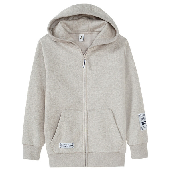 Bild 1 von Jungen Sweatjacke in Melange-Optik BEIGE