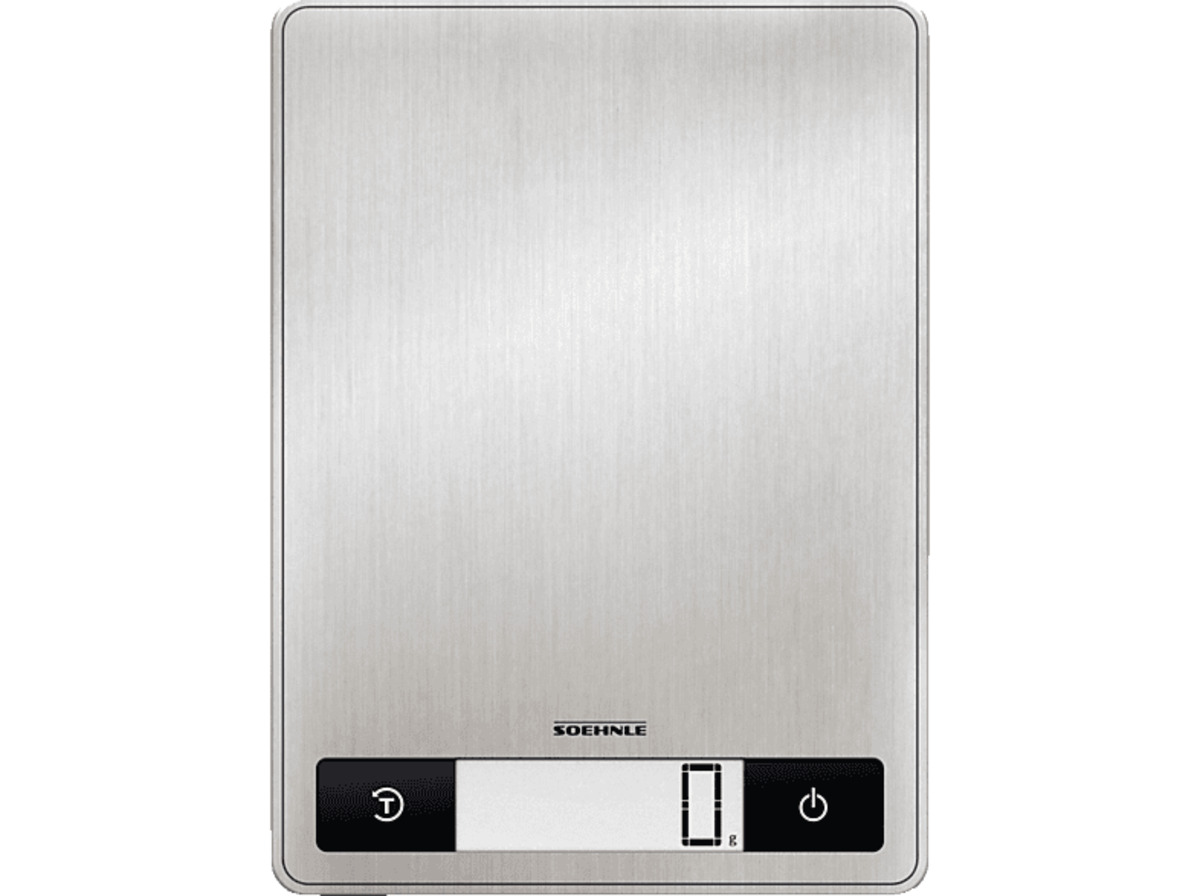 Bild 1 von SOEHNLE 61509 KWD PAGE PROFI 200 Küchenwaage, Max. Tragkraft: 15 kg, Aufhängevorrichtung, Silber