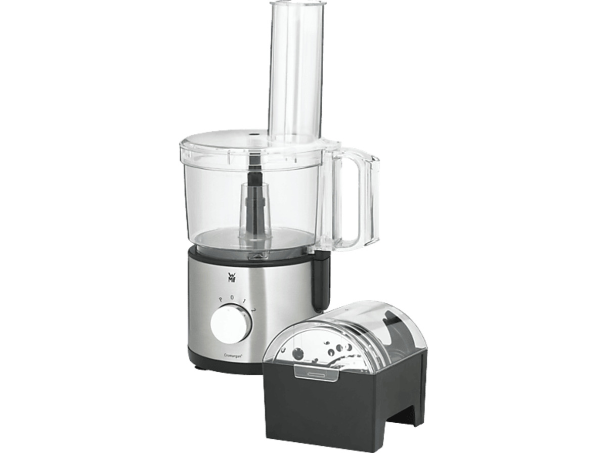Bild 1 von WMF 04.1664.0011 Kult X Kompaktküchenmaschine Chromargan Matt/Transparent (Rührschüsselkapazität: 2 Liter, 500 Watt), Chromargan Matt/Transparent
