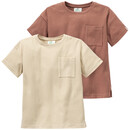 Bild 1 von 2 Kinder T-Shirts mit Rippstruktur NATUR / MAUVE