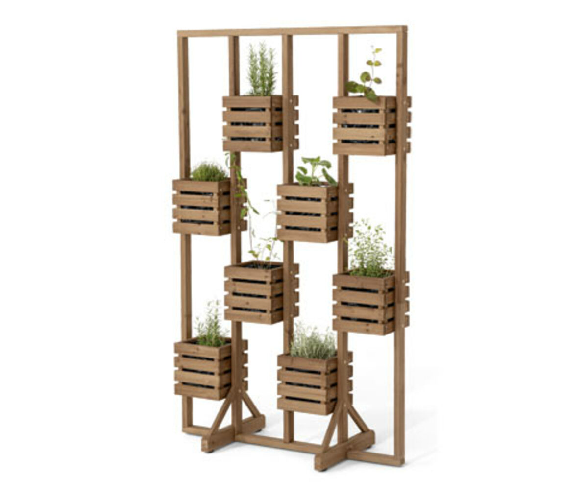 Bild 1 von Pflanzwand  »Tinus«  mit 8 Pflanzkästen