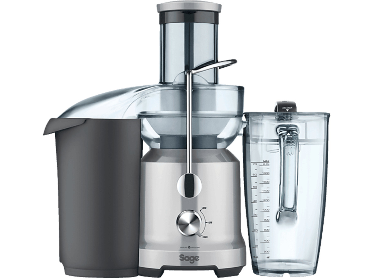 Bild 1 von SAGE SJE430SIL2CEU1 The Nutri Juicer Cold Entsafter 1250 Watt, Silber/Transparent, Silber/Transparent