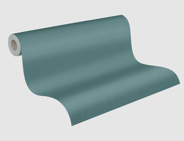 Bild 2 von Vliestapete Uni Petrol