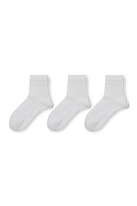 C&A Multipack 3er-Socken, Weiß, Größe: 35-38