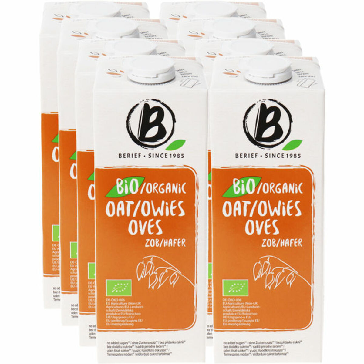 Bild 1 von Berief BIO Haferdrink Natur, 8er Pack