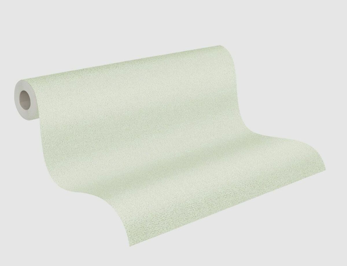 Bild 2 von Vliestapete Uni Hellgrün