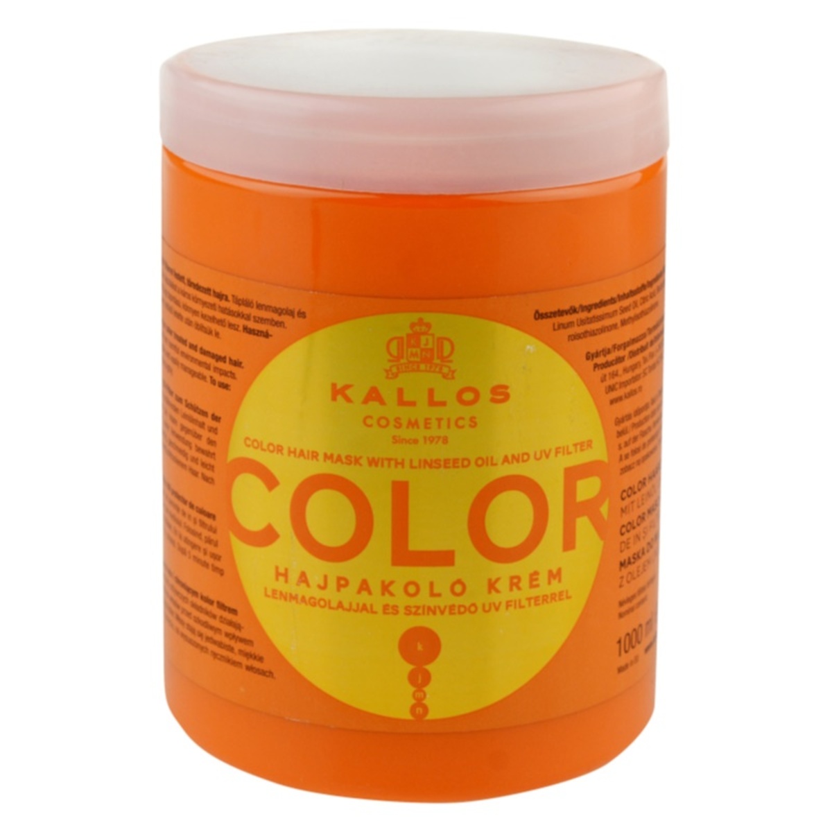 Kallos Color Maske für gefärbtes Haar Farbenmix 1000 ml ansehen!