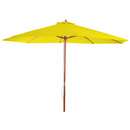 Bild 1 von Sonnenschirm Lissabon, Gartenschirm Marktschirm, Ø 3,5m Polyester/Holz 7kg ~ gelb