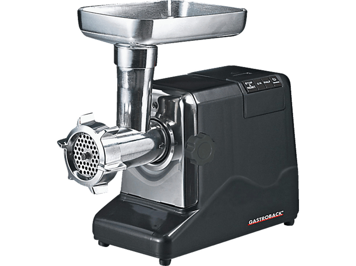 Bild 1 von GASTROBACK 41402 Pro Fleischwolf 350 Watt Schwarz, Schwarz
